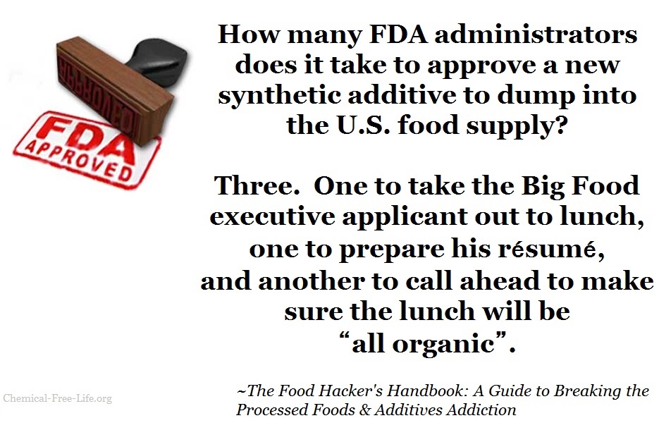 CFL Graphic-Food Chemical FDA Approval JOKE
