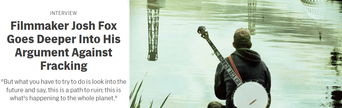 josh fox fracking do filmmaker